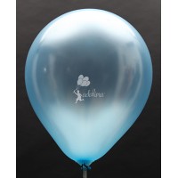 Light Blue Metallic Plain Balloon